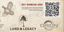 Load image into Gallery viewer, Land &amp; Legacy Guide to Herbicide Use Poster