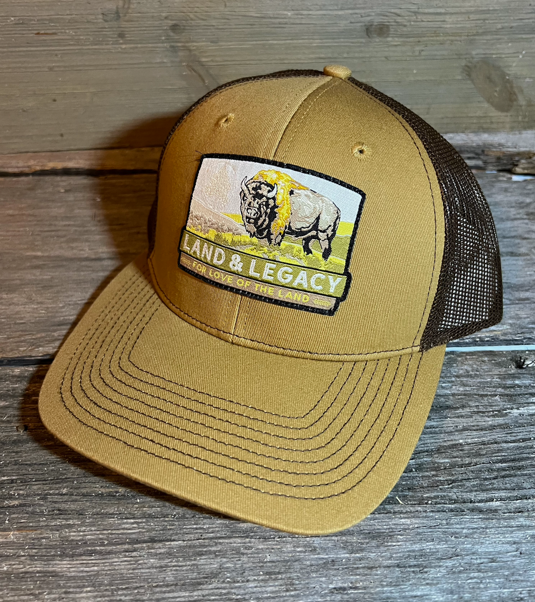 Bison Conservation Cap - Old Gold/Brown
