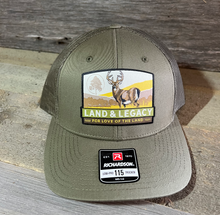 Load image into Gallery viewer, Whitetail Deer Conservation Cap - Loden Green