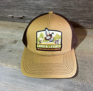 Northern Bobwhite Quail Conservation Cap - Old Gold/Brown